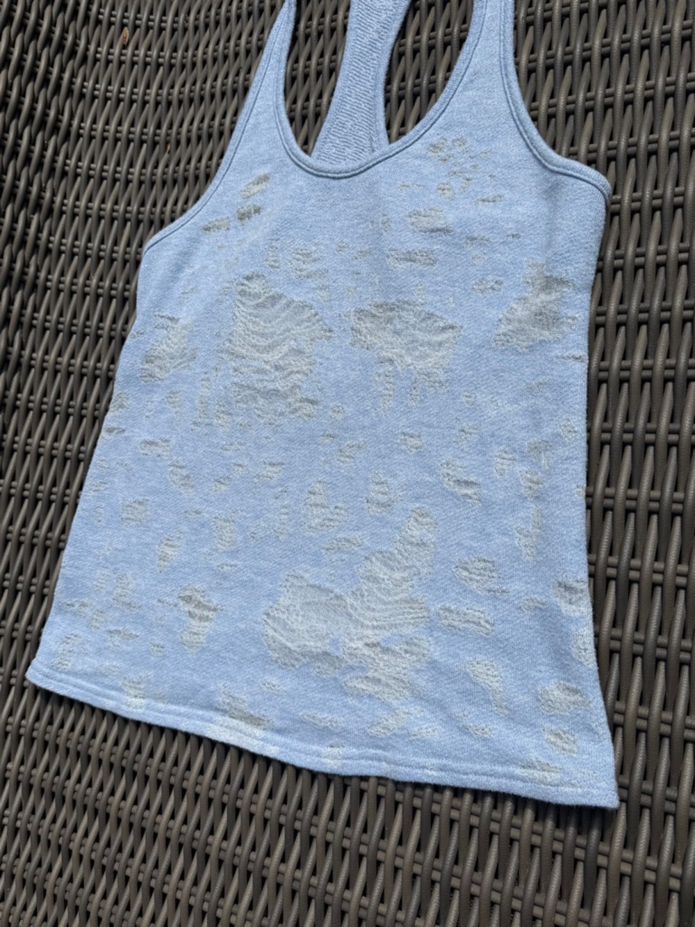 Alo Distressed Racerback Tank Top - Picture 8 of 16